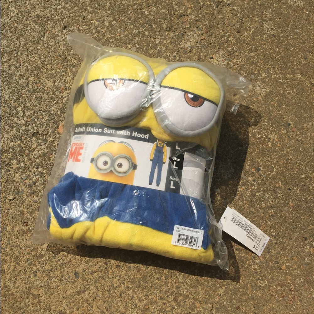 Minion union suit pajamas